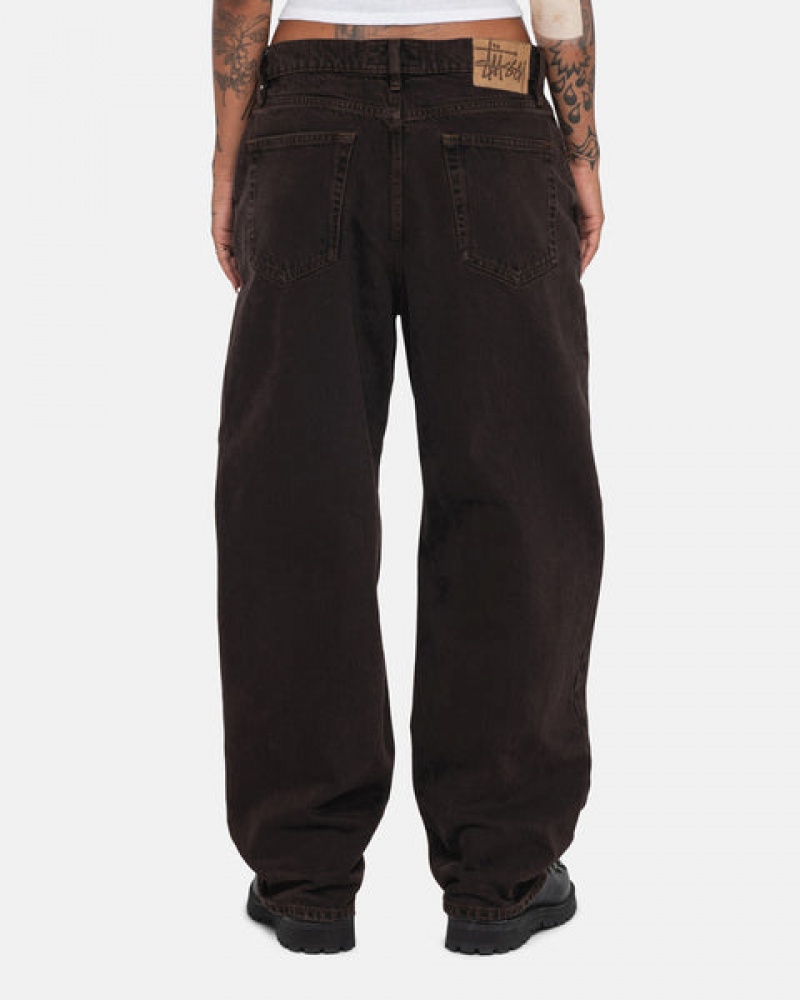 Women's Stussy Big Ol' Jean Denim Pants Black Ireland | ECS-5164