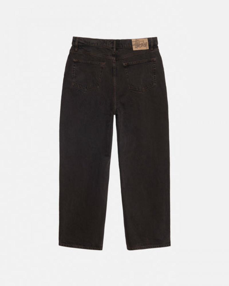 Women's Stussy Big Ol' Jean Denim Pants Black Ireland | ECS-5164