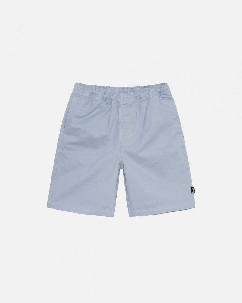 Women\'s Stussy Brushed Beach Shorts Blue Ireland | GAG-6468