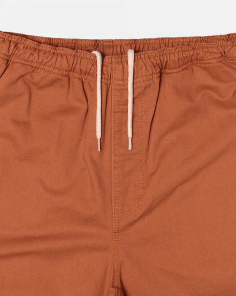 Women's Stussy Brushed Beach Shorts Brown Ireland | VCK-5293