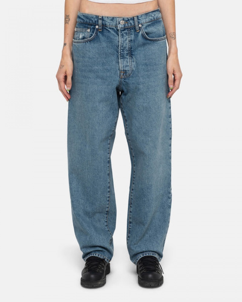 Women's Stussy Classic Jean Denim Blue Ireland | QMC-1086