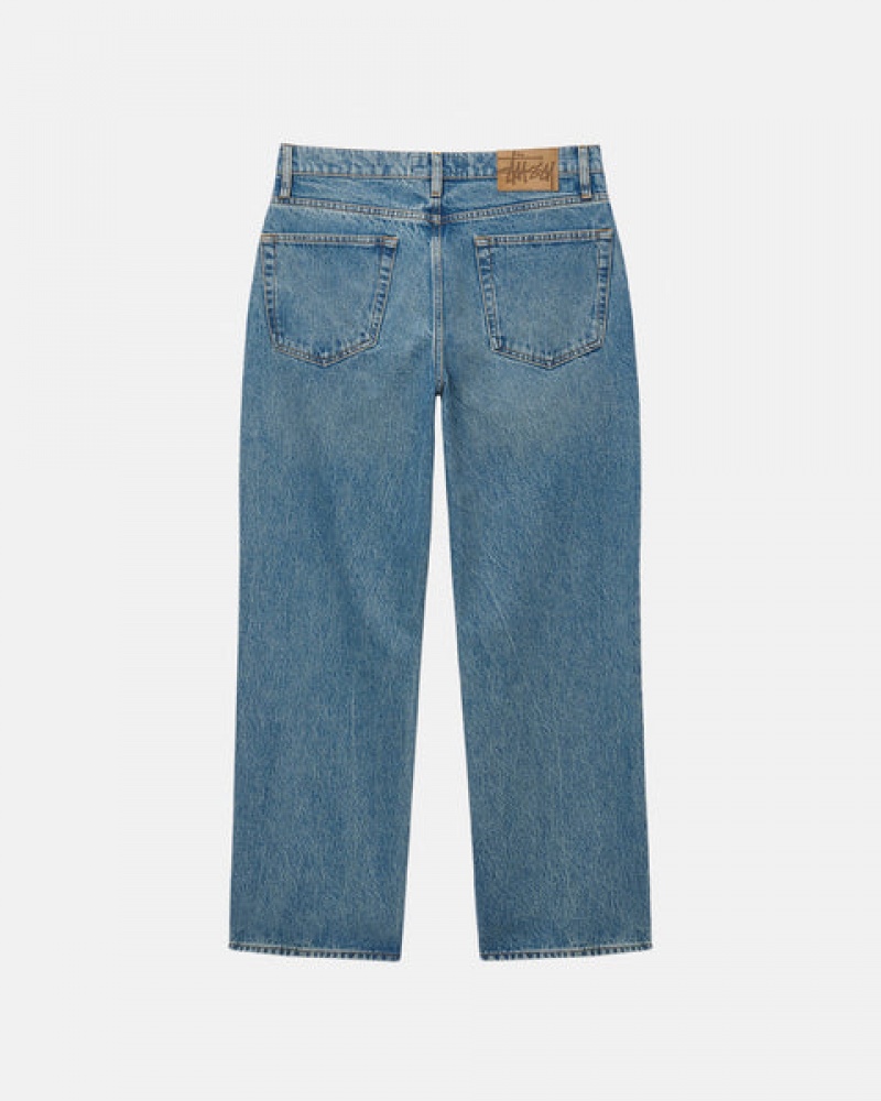 Women's Stussy Classic Jean Denim Blue Ireland | QMC-1086