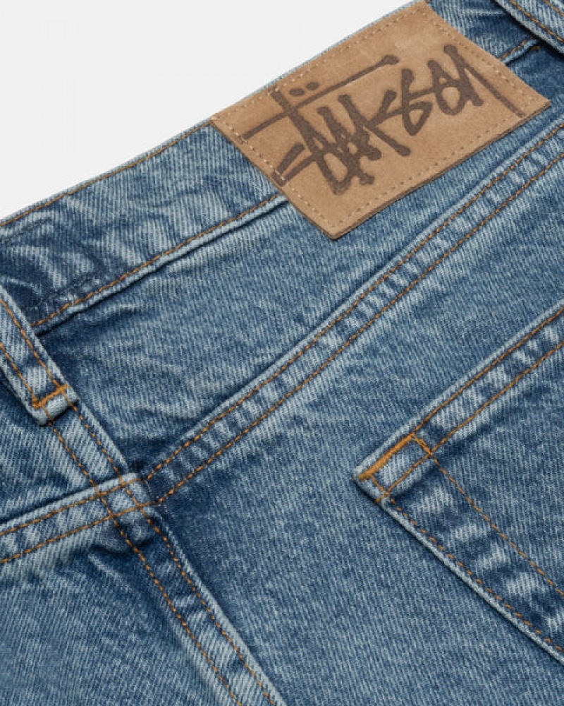 Women's Stussy Classic Jean Denim Blue Ireland | QMC-1086