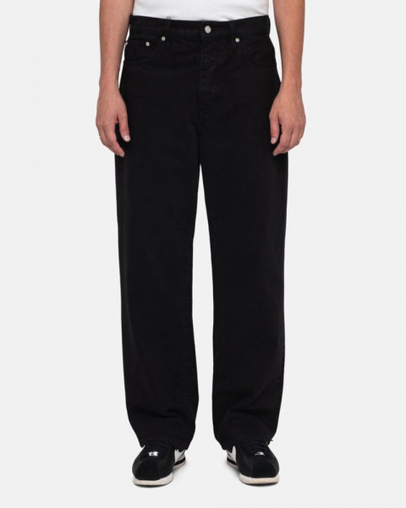 Women's Stussy Classic Jean Overdyed Pants Black Ireland | YWD-5577