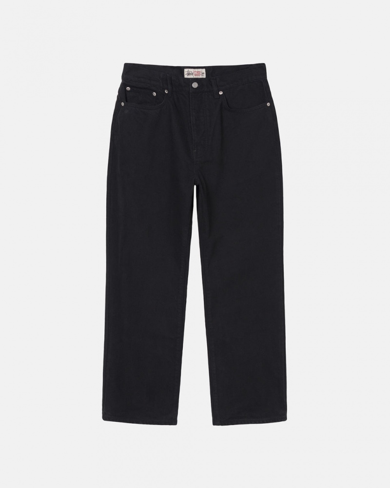 Women\'s Stussy Classic Jean Overdyed Pants Black Ireland | YWD-5577