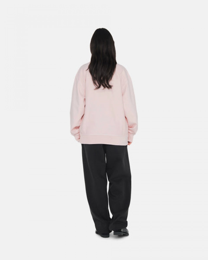 Women's Stussy Overdyed Stock Logo Sweatpants Black Ireland | YON-7191