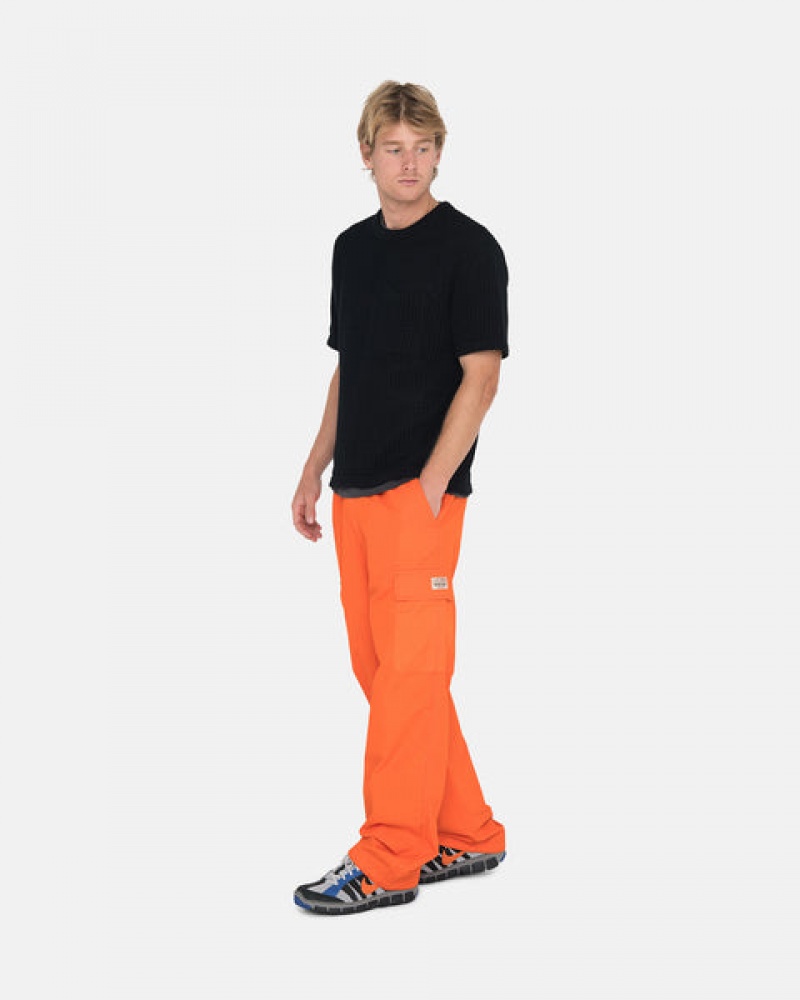 Women's Stussy Ripstop Cargo Beach Pants Orange Ireland | MLW-2604