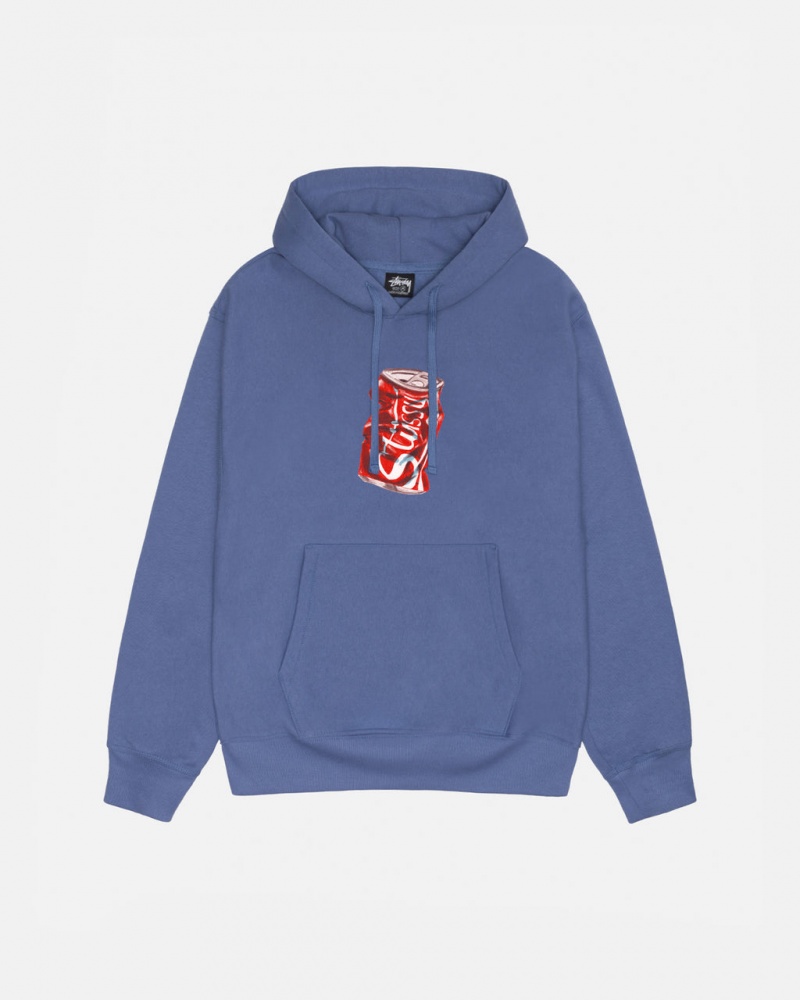 Women\'s Stussy Soda Can Hoodie Royal Blue Ireland | ECU-2387