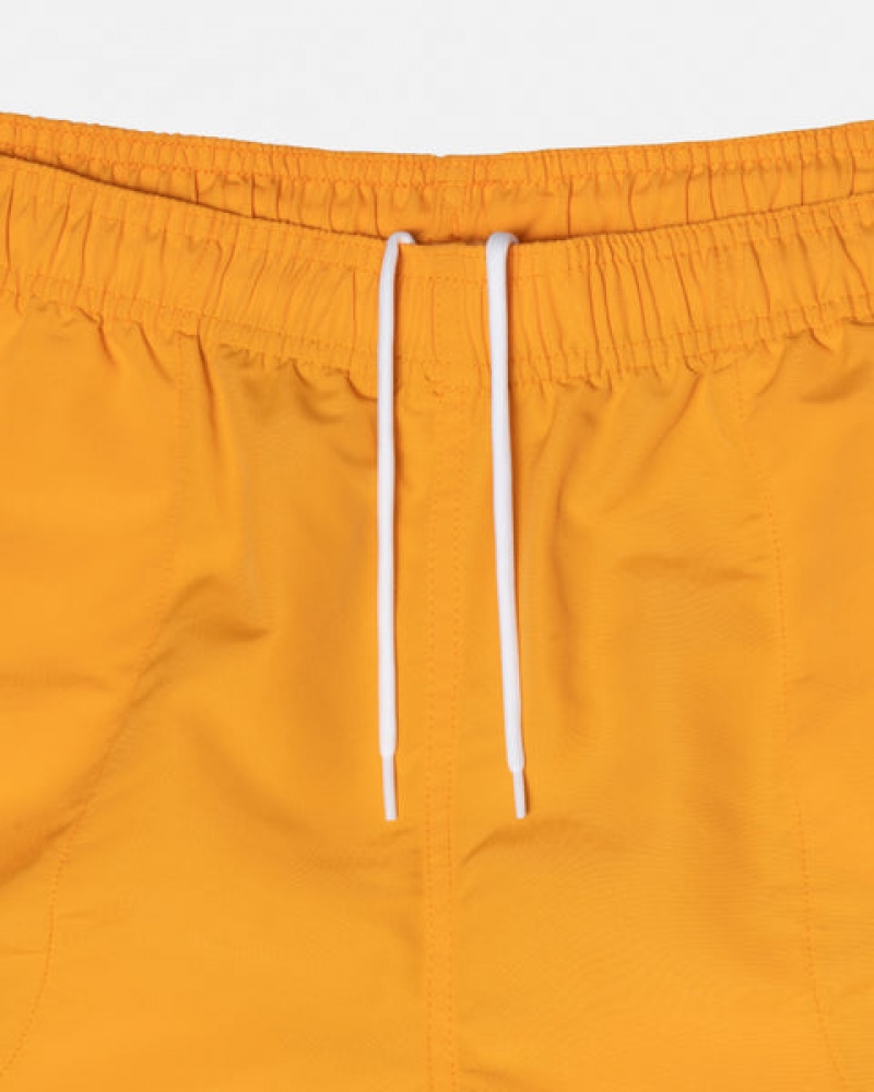 Women's Stussy Stock Water Short Swimwear Yellow Ireland | GTE-9403