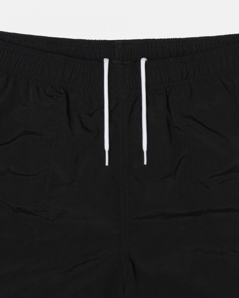 Women's Stussy Water Short Big Basic Shorts Black Ireland | FKQ-6639