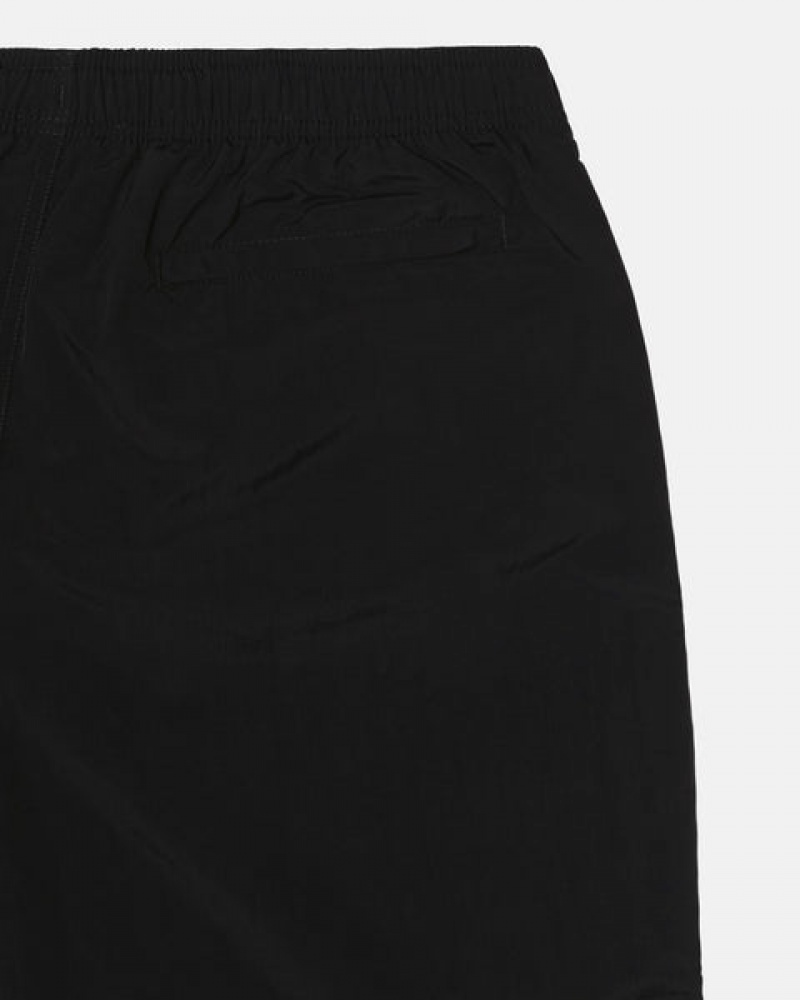 Women's Stussy Water Short Big Basic Shorts Black Ireland | FKQ-6639