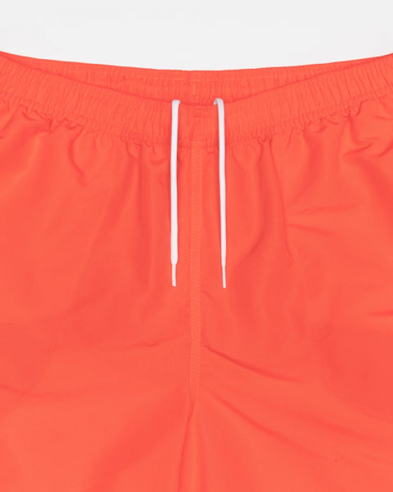 Women's Stussy Water Short Big Basic Shorts Coral Ireland | AXO-8613