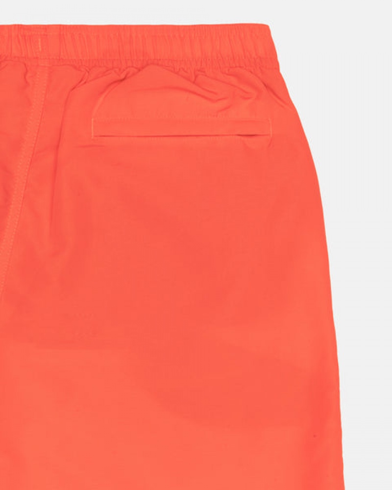 Women's Stussy Water Short Big Basic Shorts Coral Ireland | AXO-8613