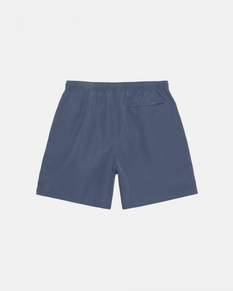 Women's Stussy Water Short Big Basic Shorts Navy Ireland | LVY-7439