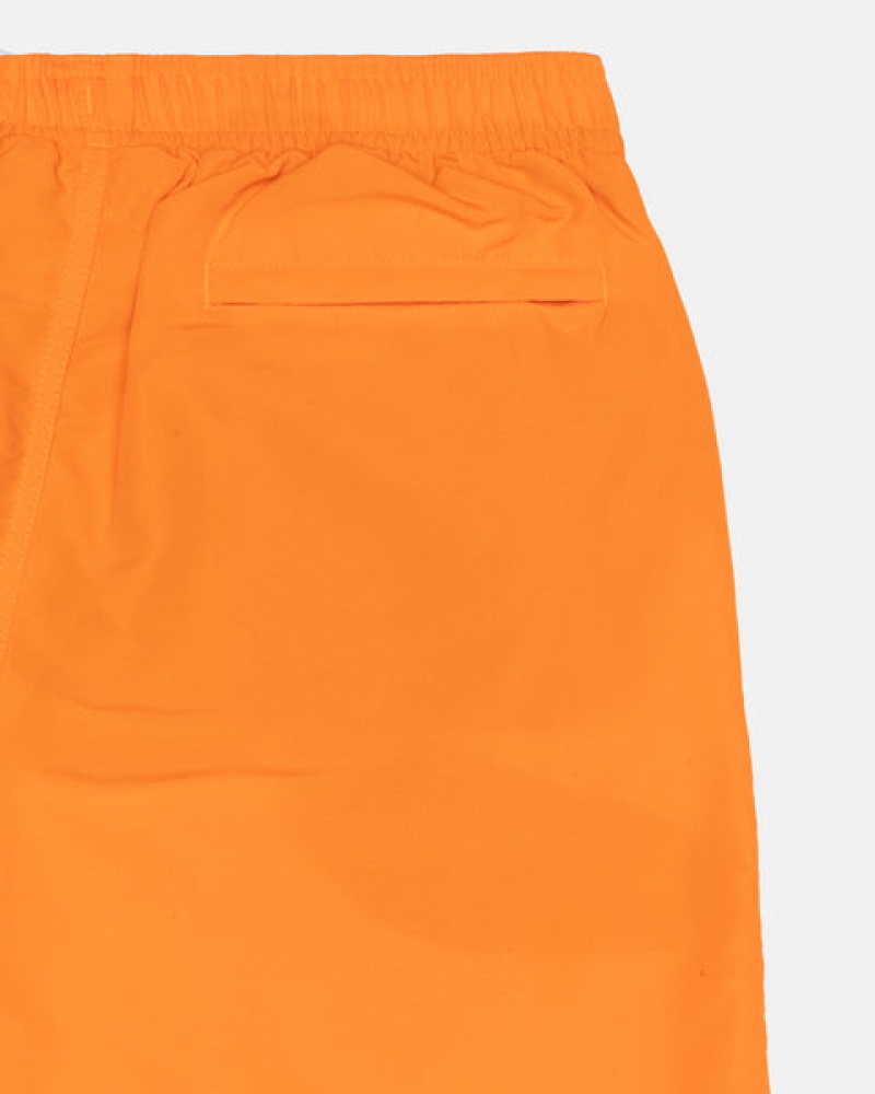 Women's Stussy Water Short Big Basic Shorts Orange Ireland | PRH-2774