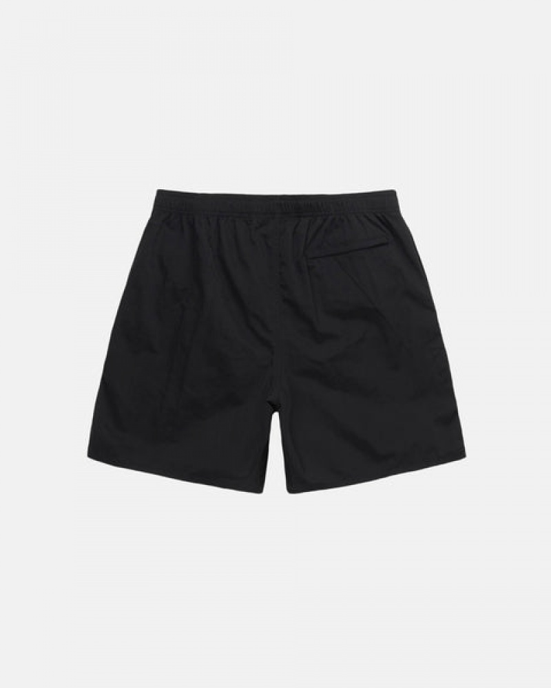 Women's Stussy Water Short Stock Shorts Black Ireland | DYW-7047