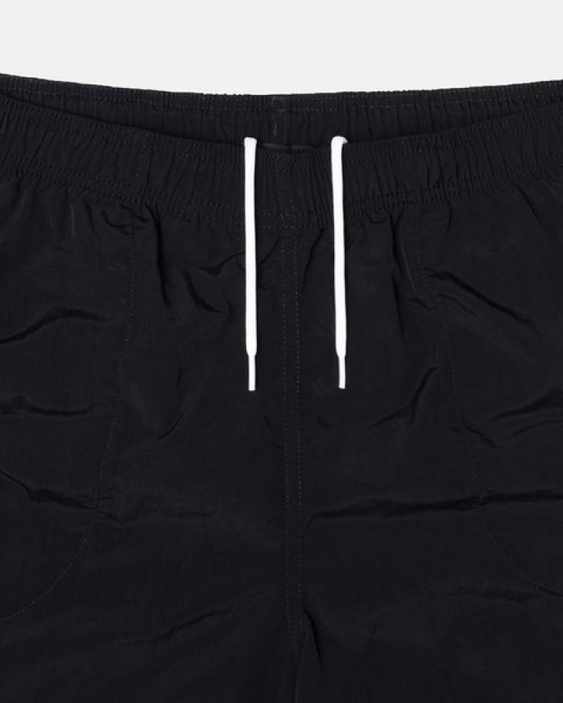 Women's Stussy Water Short Stock Shorts Black Ireland | DYW-7047