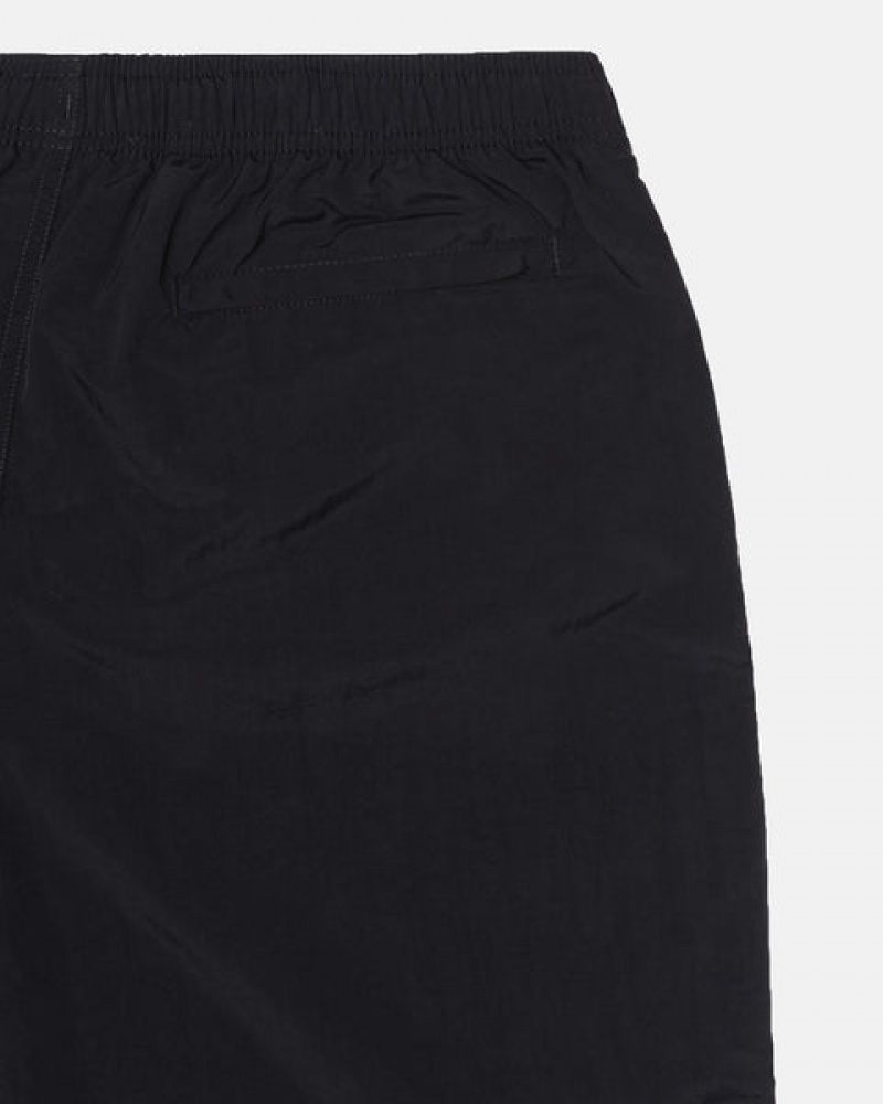 Women's Stussy Water Short Stock Shorts Black Ireland | DYW-7047