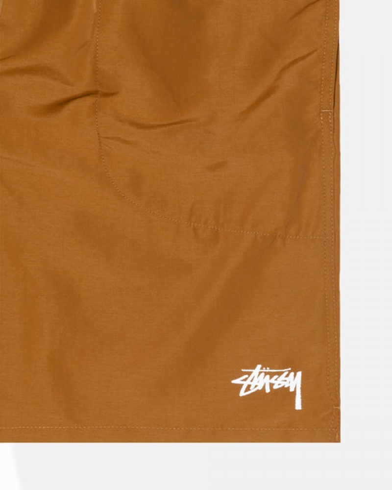 Women's Stussy Water Short Stock Shorts Brown Ireland | EQJ-9659