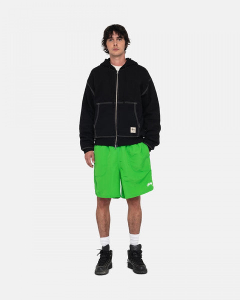 Women's Stussy Water Short Stock Shorts Green Ireland | OZX-9610