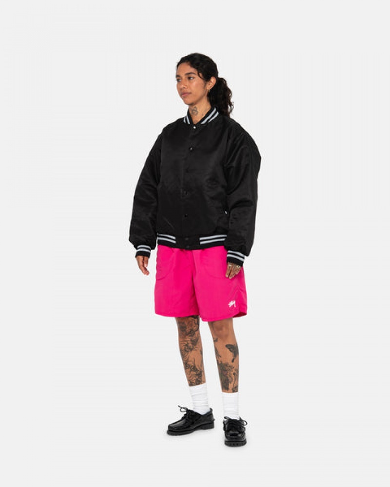 Women's Stussy Water Short Stock Shorts Pink Ireland | EDJ-8347