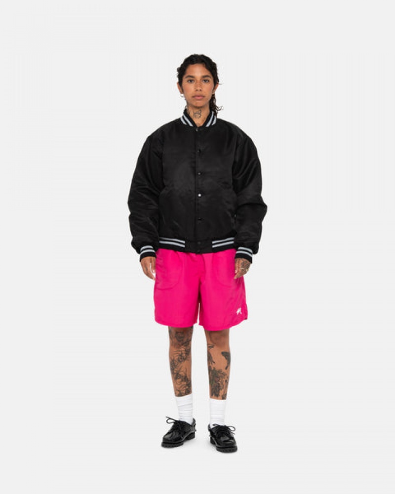 Women's Stussy Water Short Stock Shorts Pink Ireland | EDJ-8347