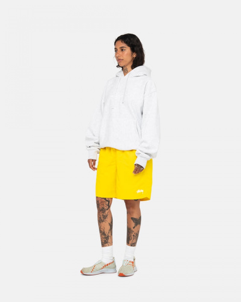 Women's Stussy Water Short Stock Shorts Yellow Ireland | YQL-9260