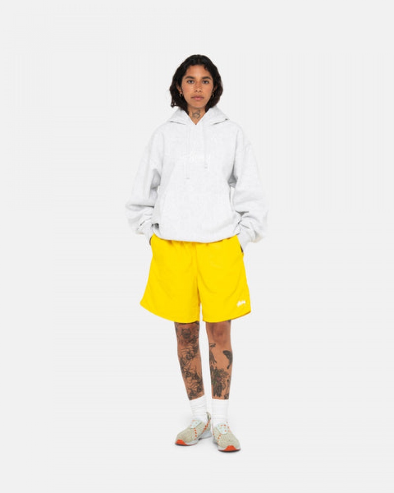 Women's Stussy Water Short Stock Shorts Yellow Ireland | YQL-9260