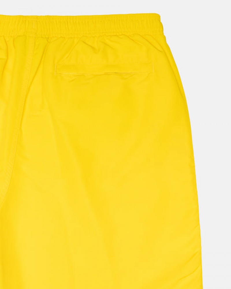 Women's Stussy Water Short Stock Shorts Yellow Ireland | YQL-9260