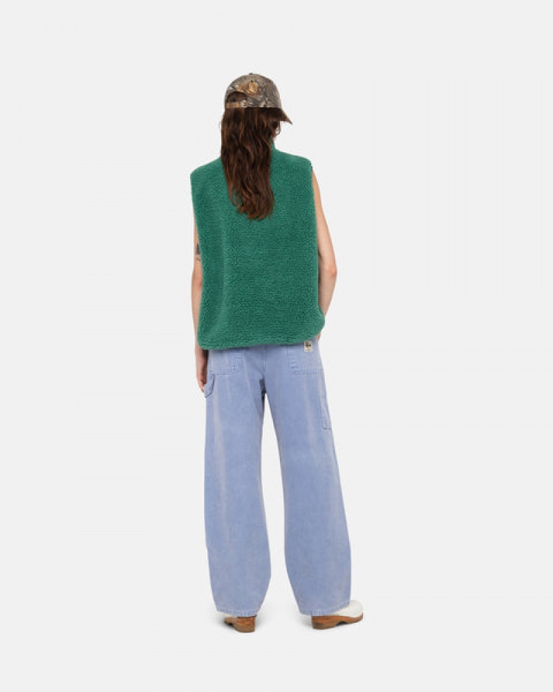 Women's Stussy Work Pant Canvas Pants Purple Ireland | CWF-6168