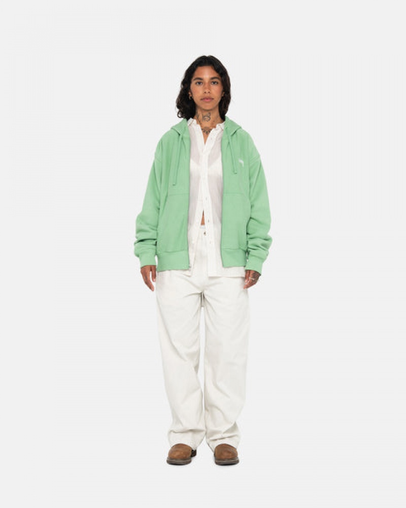 Women's Stussy Workgear Trouser Twill Pants White Ireland | DOO-5973